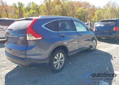 2013 Honda Cr-V Ex-L из США, поврежденный, VIN 2HKRM4H75DH684654